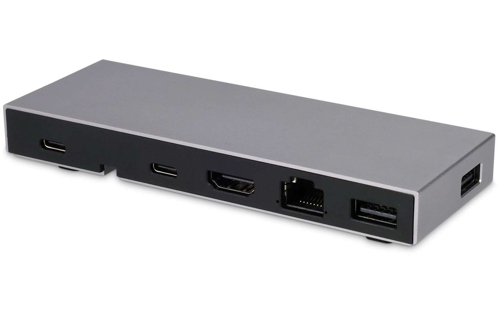 1542338 - Mediatech LMP USB Compact Dock 2, 6 Port, 4K HDMI, TB, USB-C, USB-3.0, Ethernet, grau kaufen Schweiz | Mediatech.ch