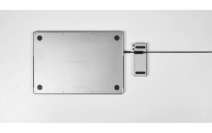 LMP USB Compact Dock 2, 6 Port, 4K HDMI, TB, USB-C, USB-3.0, Ethernet, silber