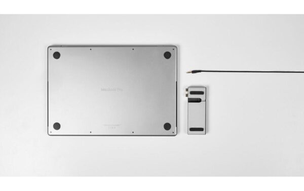 LMP USB Compact Dock 2, 6 Port, 4K HDMI, TB, USB-C, USB-3.0, Ethernet, silber