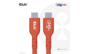 Club 3D, Kabel USB Typ-C USB-IF Zert. PD 240W, 3m