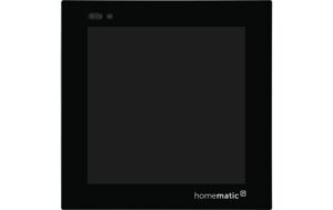 Homematic IP Wired Glasdisplay - plus steuert Heizungen, Leuchten und Jalousien