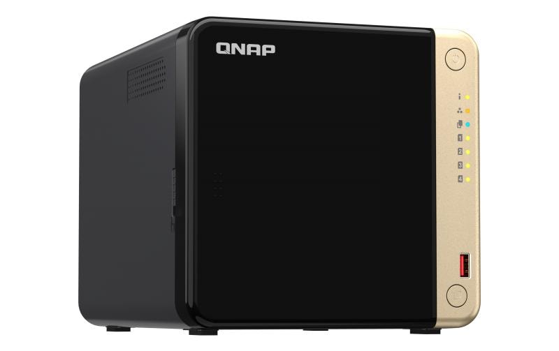 1545518_1 - Mediatech QNAP NAS TS-464-8G, 4-bay Celeron N5105/N5095 4 Core, 8GB RAM