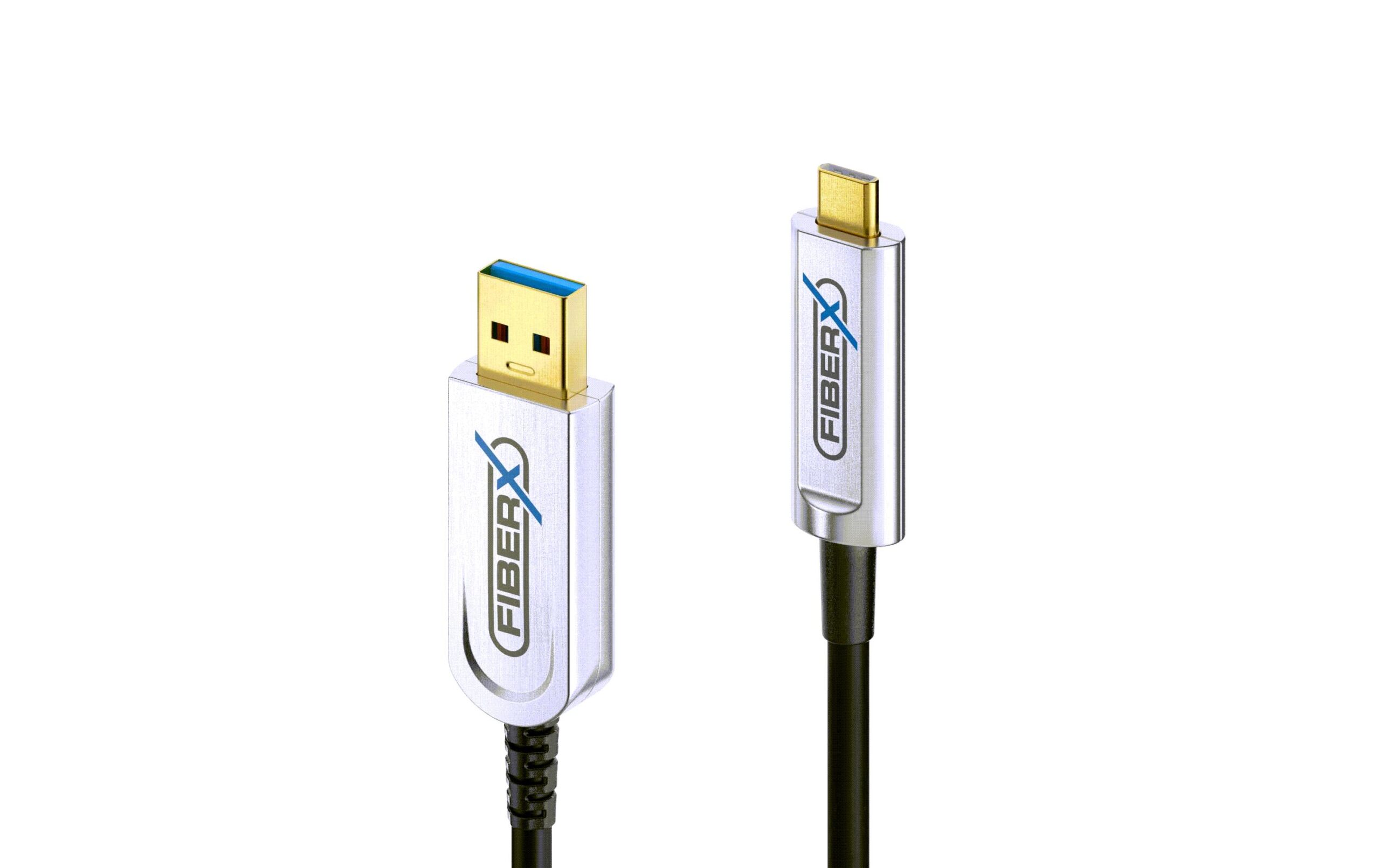 1545584 - Mediatech FiberX FX-I630-015 AOC Kabel, USB3.1, USB-A/USB-C, 15m