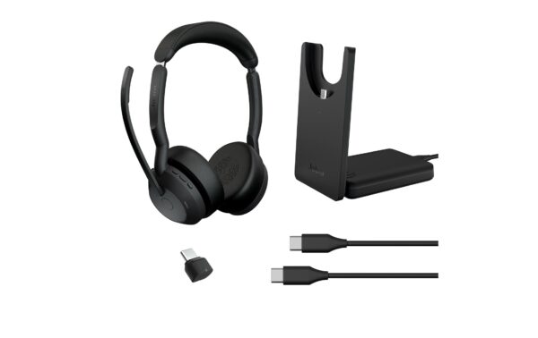 1547412_5 - Mediatech Jabra Evolve2 55 Duo UC BT380, USB-C, Ladestation