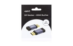 onit Adapter DP Stecker - HDMI Buchse 4K@60Hz