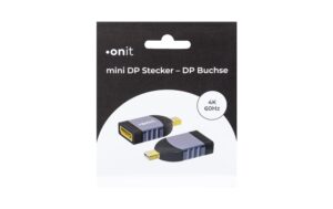 onit Adapter miniDP Stecker - DP Buchse 4k@60Hz