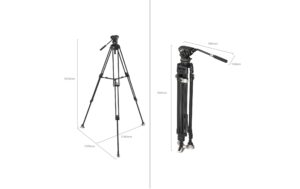 SmallRig Heavy-Duty Carbon Fiber Tripod Kit