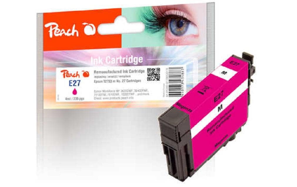 1554671 - Mediatech Peach Tinte Epson T2703/No. 27, magenta 4 ml, 330 Seiten kaufen Schweiz | Mediatech.ch