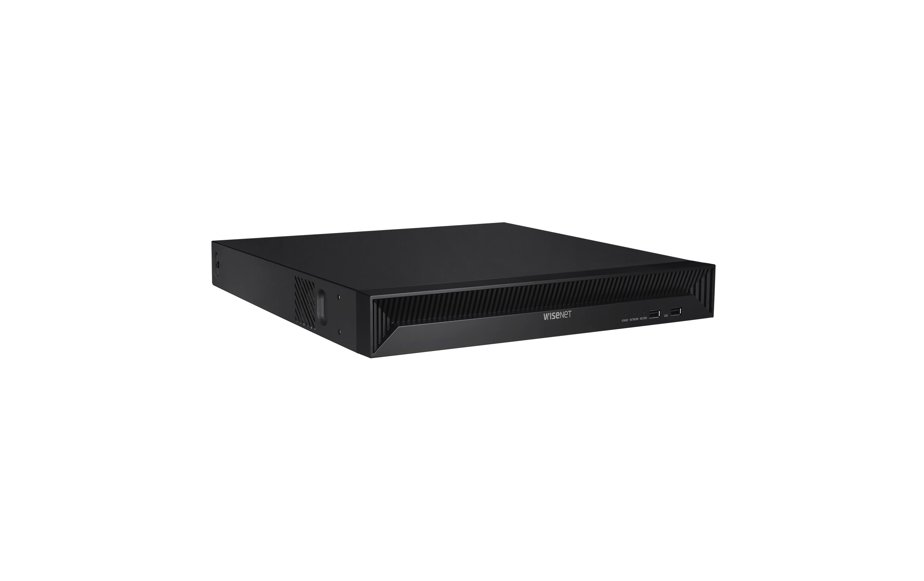 1554812_1 - Mediatech Hanwha Rekorder XRN-815S 8CH, 100Mbps, 2 Bay, 8x PoE Port, OHNE HDD