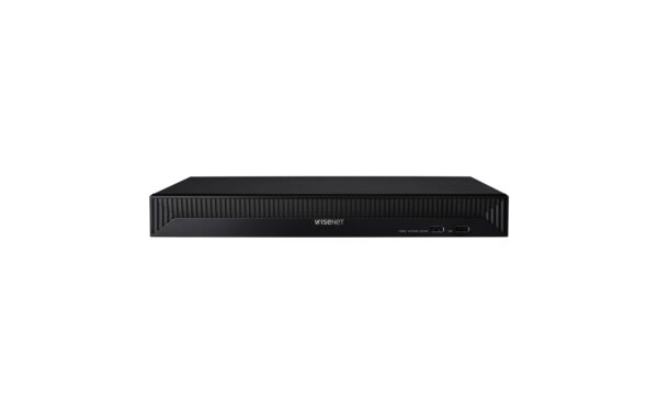 1554812_2 - Mediatech Hanwha Rekorder XRN-815S 8CH, 100Mbps, 2 Bay, 8x PoE Port, OHNE HDD