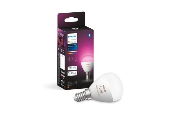 Philips Hue White & Col. Amb. E14 Einzelpack 470lm
