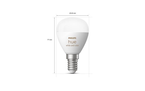 Philips Hue White & Col. Amb. E14 Einzelpack 470lm