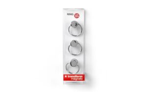 Trendform Superstarke Magnet RINGE 3er Set 3er Set, silber