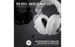 Logitech G PRO X 2 Lightspeed Gaming HS white