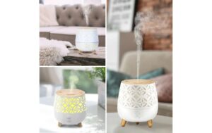 RIO Aromavernebler TALIA Aroma Diffuser, Humidifier & Night Light