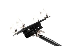 1563989_3 - Mediatech T12 Halterung mit Kugelkopf u Schwanenhals 2Röhren