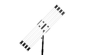 1563990_2 - Mediatech T12 Halterung mit Kugelkopf u Schwanenhals 4Röhren