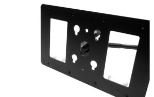 1563990_4 - Mediatech T12 Halterung mit Kugelkopf u Schwanenhals 4Röhren