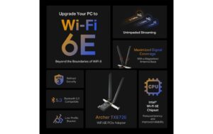 1564846_1 - Mediatech TP-Link Archer Archer TXE72E PCI Express AX3000 Wi-Fi 6 Bluetooth 5.3