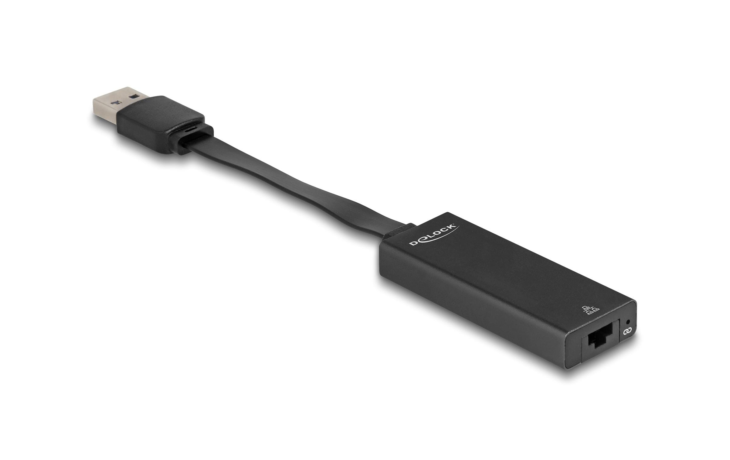 1565112 - Mediatech Delock USB Typ-A Adapter zu Gigabit LAN slim kaufen Schweiz | Mediatech.ch