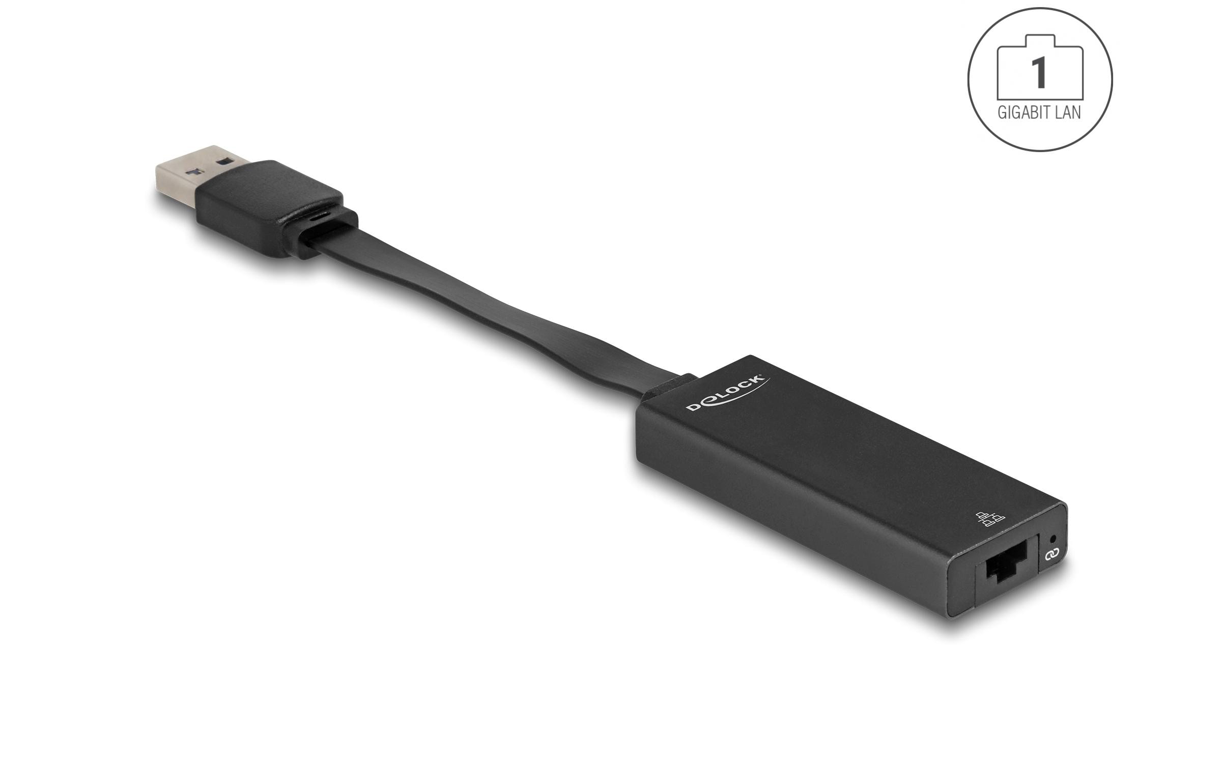 1565112_1 - Mediatech Delock USB Typ-A Adapter zu Gigabit LAN slim