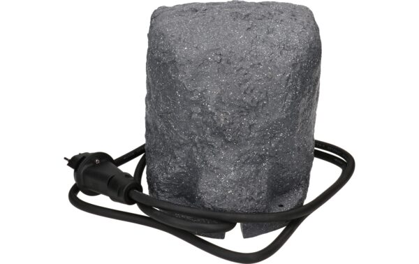 1566257_2 - Mediatech Max Hauri Gartensteckdose 2x Typ 13 IP55, Zeitschaltuhr, Steinoptik grau