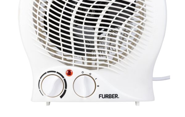 FURBER Heizlüfter Weiss weiss, 2000W, 3 einstellbare Stufen