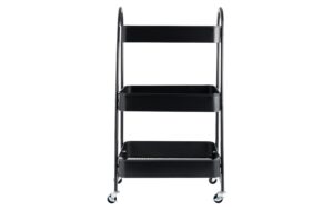 Schou Trolley-Wagen mit 3 Etagen Metall, Grösse: 44x30x79cm
