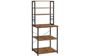 Vasagle Lagerregal mit 6 Haken 80x40x167 cm cm, Belastbarkeit 60 kg kaufen Schweiz | Mediatech.ch