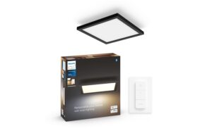 1573021_2 - Mediatech Philips Hue White Amb. Aurelle Panelleuchte 30x30cm, 1820lm, black, ink. Dimmschalter