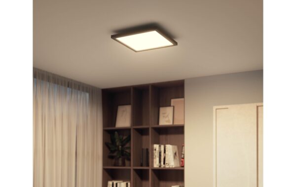 1573021_4 - Mediatech Philips Hue White Amb. Aurelle Panelleuchte 30x30cm, 1820lm, black, ink. Dimmschalter