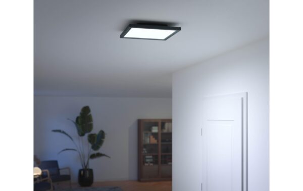 1573021_6 - Mediatech Philips Hue White Amb. Aurelle Panelleuchte 30x30cm, 1820lm, black, ink. Dimmschalter