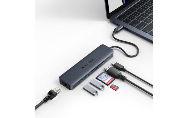 Hyper HyperDrive EcoSmart 7-in-1 Hub Schwarz