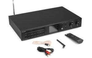 1574619_6 - Mediatech Audizio BresciaBK Media Player, DAB+/Int Radio/CD/BT, schwarz