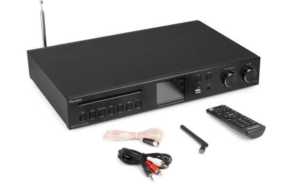 1574619_6 - Mediatech Audizio BresciaBK Media Player, DAB+/Int Radio/CD/BT, schwarz