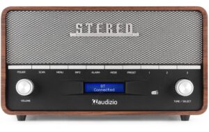 Audizio Corno Retro DAB+ Radio, FM, BT, grau