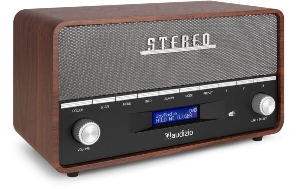 Audizio Corno Retro DAB+ Radio, FM, BT, grau