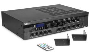 1574731_5 - Mediatech Power Dynamics PDW500MP3 100V 6-Zone Amplifier 500W, BT