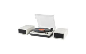 1574740_2 - Mediatech Fenton RP165M Record Player+Speakers, BT, marble