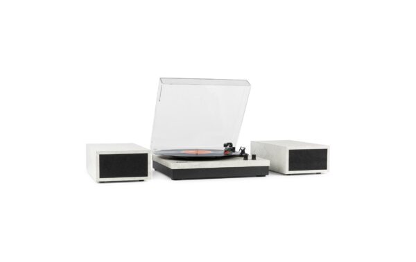 1574740_3 - Mediatech Fenton RP165M Record Player+Speakers, BT, marble