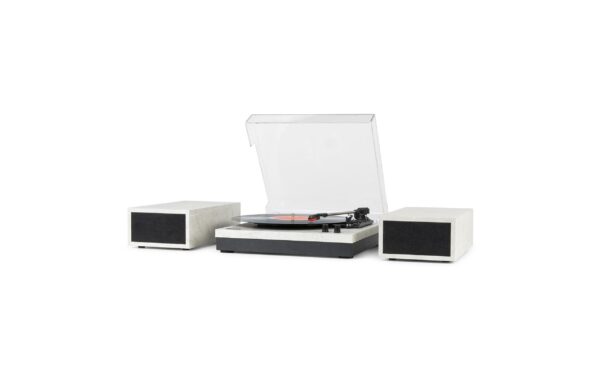 1574740_5 - Mediatech Fenton RP165M Record Player+Speakers, BT, marble