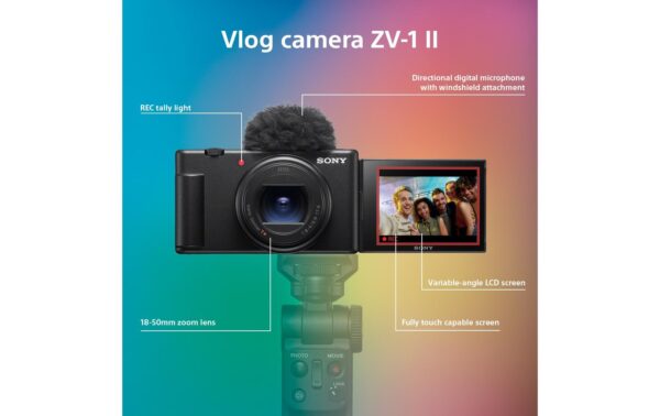 Sony ZV-1 II, 20.1 MP 2.7x opt. Zoom, 3.0 Display