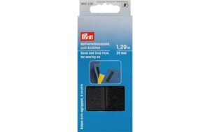 Prym Haftverschlussband, schwarz 20 mm, Karte 1.2 m, zum Annähen