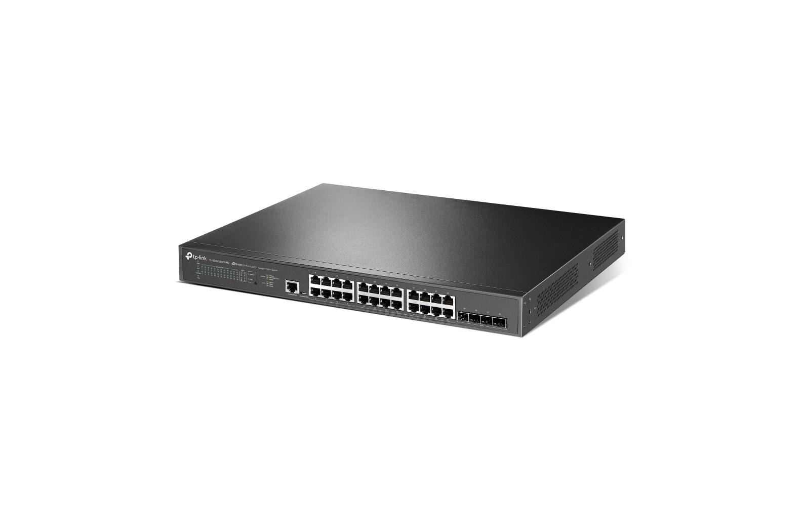 TP-Link TL-SG3428XPP-M2: 28 Port Man.Switch 24x2.5GE, 8xPOE+ 500W Budget, 4x SFP+