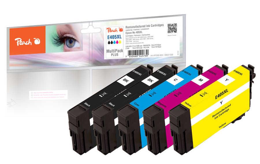 Peach Tinte Epson 405XL MULTIPACK + 2x21ml 1405 S., 3x15ml, 1615, 1210, 1670 S.