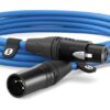 Rode XLR-3 Blue Mikrofonkabel, 3m, blau