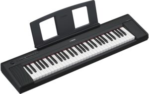 Yamaha NP-15B Portable Keyboard, 61 Keys, schwarz
