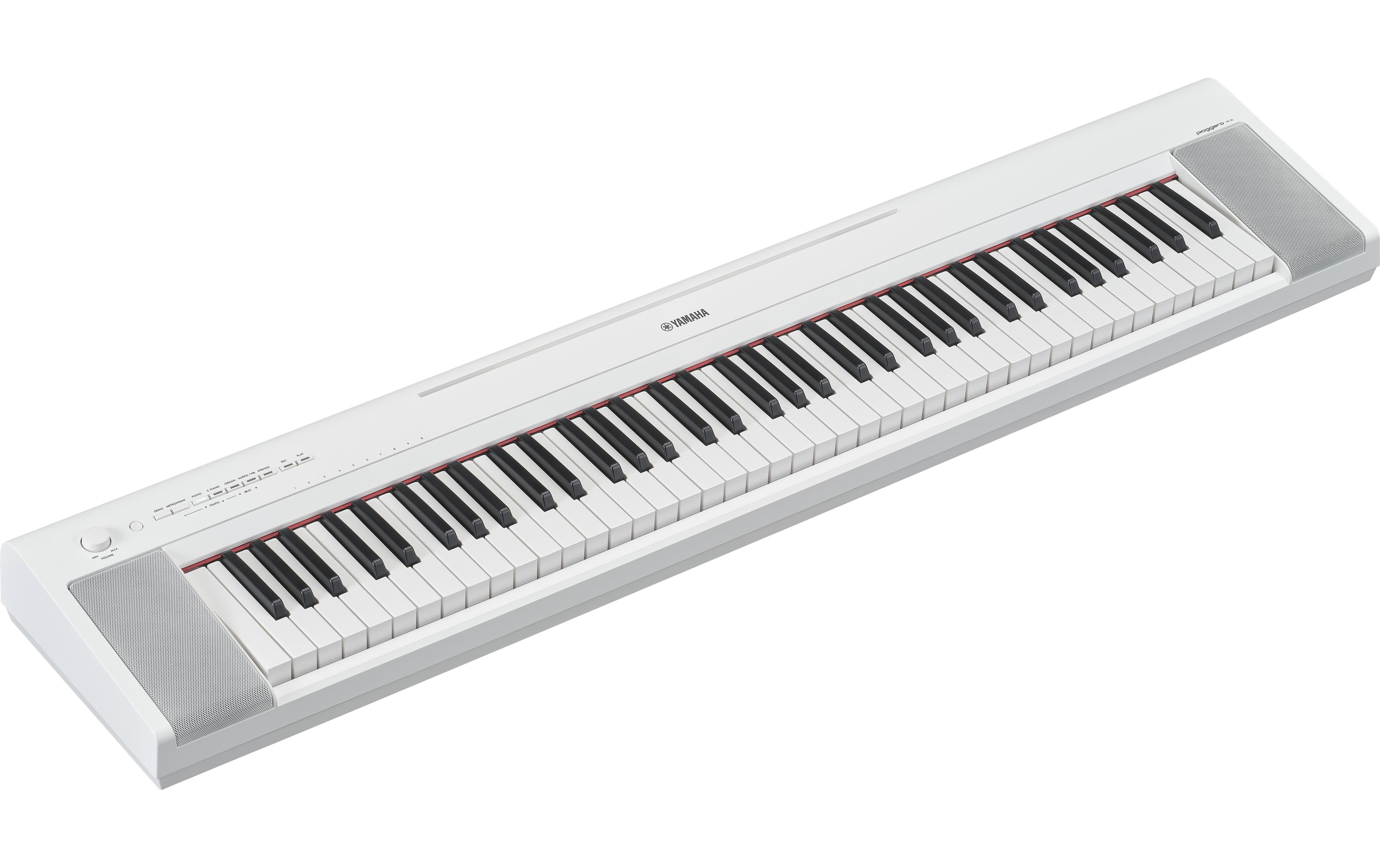 1580430_1 - Mediatech Yamaha NP-35WH Portable Keyboard, 76 Keys, weiss