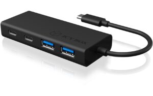 ICY BOX IB-HUB1426-CPD, je 2xType-A/C,1x PD Anschluss zum PC USB Type-C