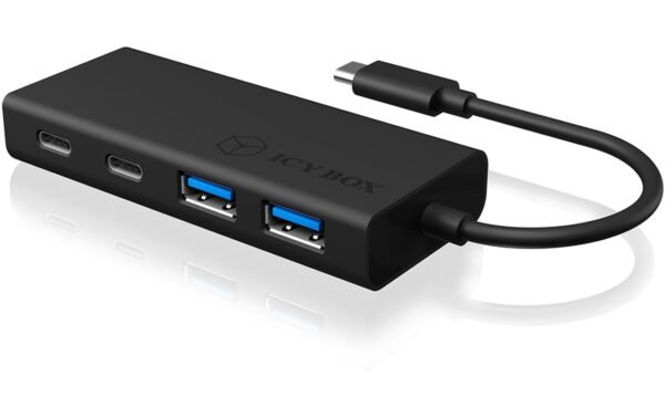 ICY BOX IB-HUB1426-CPD, je 2xType-A/C,1x PD Anschluss zum PC USB Type-C